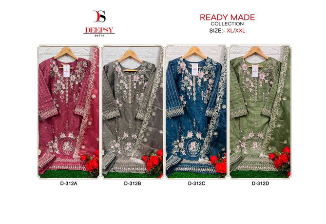 Deepsy 312 Readymade Pakistani Suits Catalog